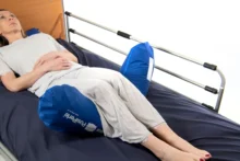 PosiPerle Arc Positioning Cushion in use